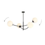 HUNTER Plafon 4 BLACK/OPAL Black (1102/4) — изображение 3
