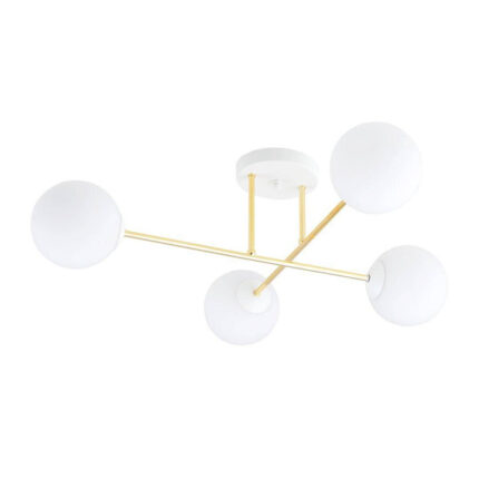 Plafon MAGNUM 4 WH OPAL white-gold (1234/4)