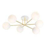 Plafon MAGNUM 6 WH OPAL white-gold (1234/6) — изображение 2