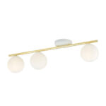 MONZA Plafon 3 WH OPAL white-gold (1253/3)