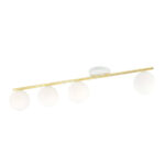 MONZA Plafon 4 WH OPAL white-gold (1253/4)
