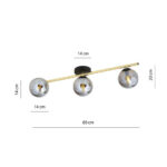 SPLENDI 3 BL GRAFIT Black-Golden (1246/3) — изображение 5