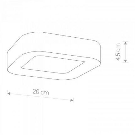 Плафоньера PUEBLA LED графика 9513 Nowodvorski Lighting