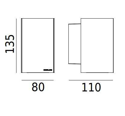Sandvik 1740GR лампа Norlys Wall
