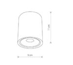 Внешнее пятно Новодворский Эдеса Led M 9107 Black — изображение 2