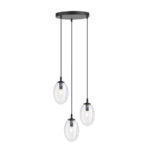 Висячая лампа ASTRAL 3 BL PREMIUM TRANSPARENT black (1265/3PREM)
