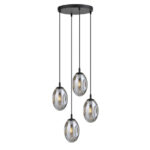 Висячая лампа ASTRAL 4 BL PREMIUM GRAFIT Black (1266/4PREM)