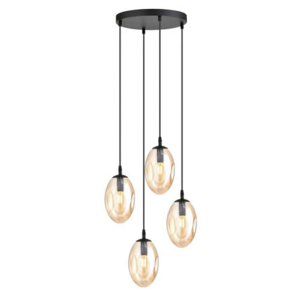 Висячая лампа ASTRAL 4 BL Honey PREMIUM Black (1267/4PREM)