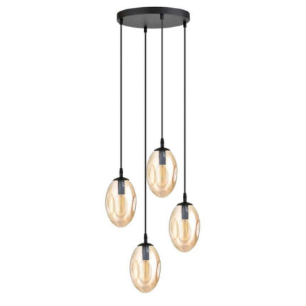 Висячая лампа ASTRAL 4 BL Honey PREMIUM Black (1267/4PREM)