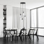 Висячая лампа ASTRAL 4 BL PREMIUM TRANSPARENT black (1265/4PREM) — изображение 3