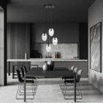 Висячая лампа ASTRAL 4 BL PREMIUM TRANSPARENT black (1265/4PREM) — изображение 4