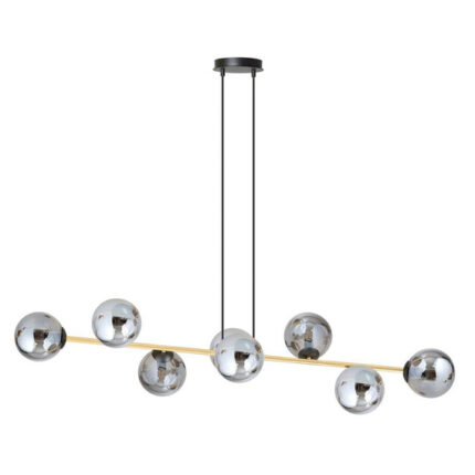 Висячая лампа GRAVIT 8 BL GRAFIT Black-Gold (1237/8)