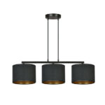 Висячая лампа HILDE 3 BL BLACK Black (1054/3)