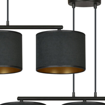 Висячая лампа HILDE 3 BL BLACK Black (1054/3)