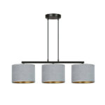HILDE 3 BL GRAY лампа черная (1050/3)