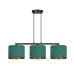 Висячая лампа HILDE 3 BL GREEN Black (1051/3)