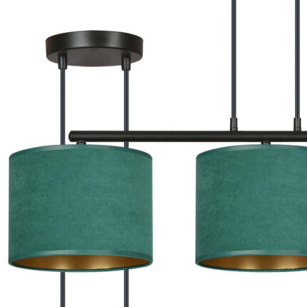 Висячая лампа HILDE 3 BL GREEN Black (1051/3)