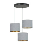 HILDE 3 BL PREMIUM GRAY лампа черная (1050/3PREM)