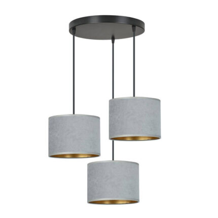 HILDE 3 BL PREMIUM GRAY лампа черная (1050/3PREM)