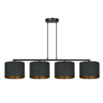 Висячая лампа HILDE 4 BL BLACK Black (1054/4)