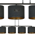 Висячая лампа HILDE 4 BL BLACK Black (1054/4) — изображение 2
