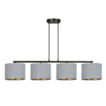 Висячая лампа HILDE 4 BL GRAY Black (1050/4)