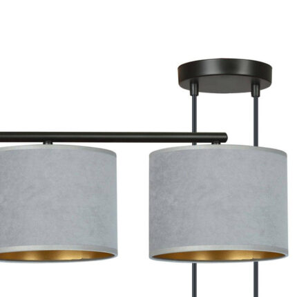 Висячая лампа HILDE 4 BL GRAY Black (1050/4)