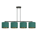 Висячая лампа HILDE 4 BL GREEN Black (1051/4)