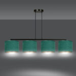 Висячая лампа HILDE 4 BL GREEN Black (1051/4) — изображение 4