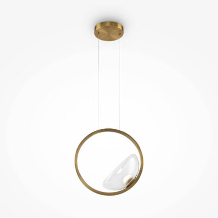Висячая лампа Lunare brass (MOD327PL-L5BS3K) - Maytoni