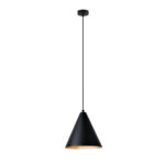 Висячая лампа REBEL 1 BLACK/GOLD Black-Gold (1271/1)