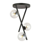 Висячая лампа RIVER 3 TRANSPARENT black (1195/3)