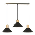 Висячая лампа ROWEN 3 BLACK Black (1044/3)