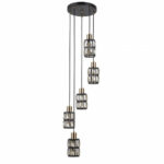 Zwis Italux PND-44236-5-BK-GD Менфи