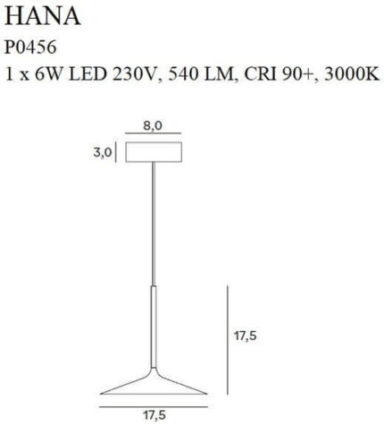 Золотой MaxLight HANA P0456 Black