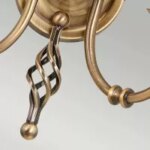 Kinkiet Artisan - 2 источника света - Старая латунь — изображение 3